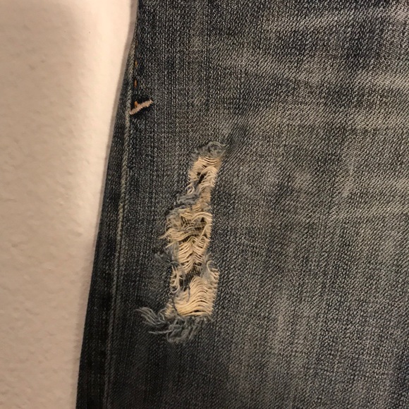 Used Men’s size 36R Manchester aged Jeans - Picture 6 of 8